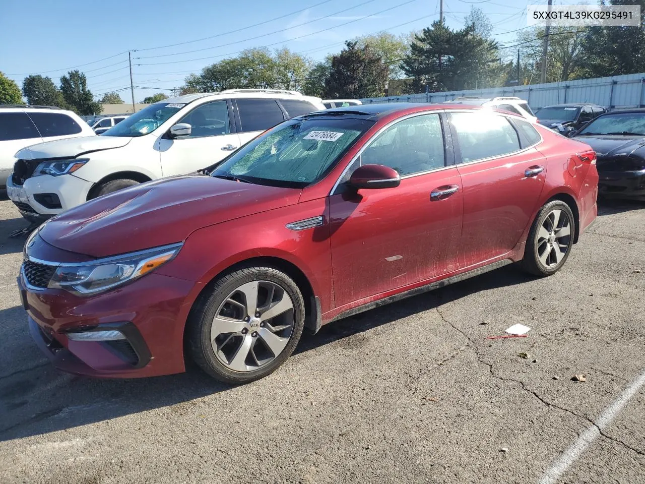 5XXGT4L39KG295491 2019 Kia Optima Lx