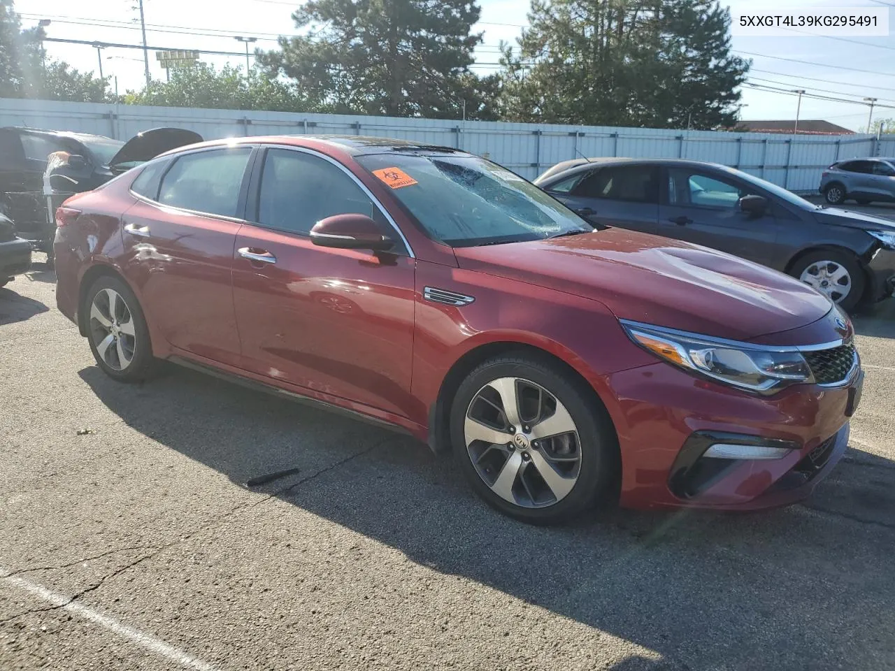 5XXGT4L39KG295491 2019 Kia Optima Lx