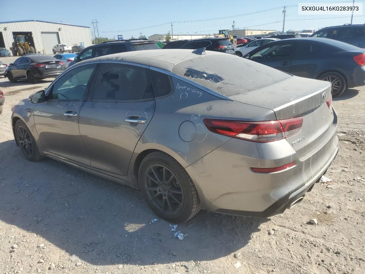 2019 Kia Optima Ex VIN: 5XXGU4L16KG283973 Lot: 72495274