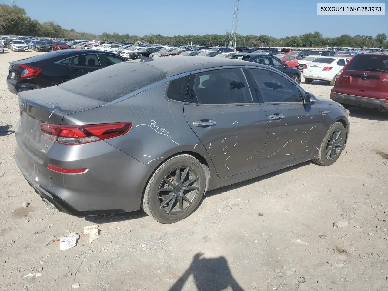 5XXGU4L16KG283973 2019 Kia Optima Ex