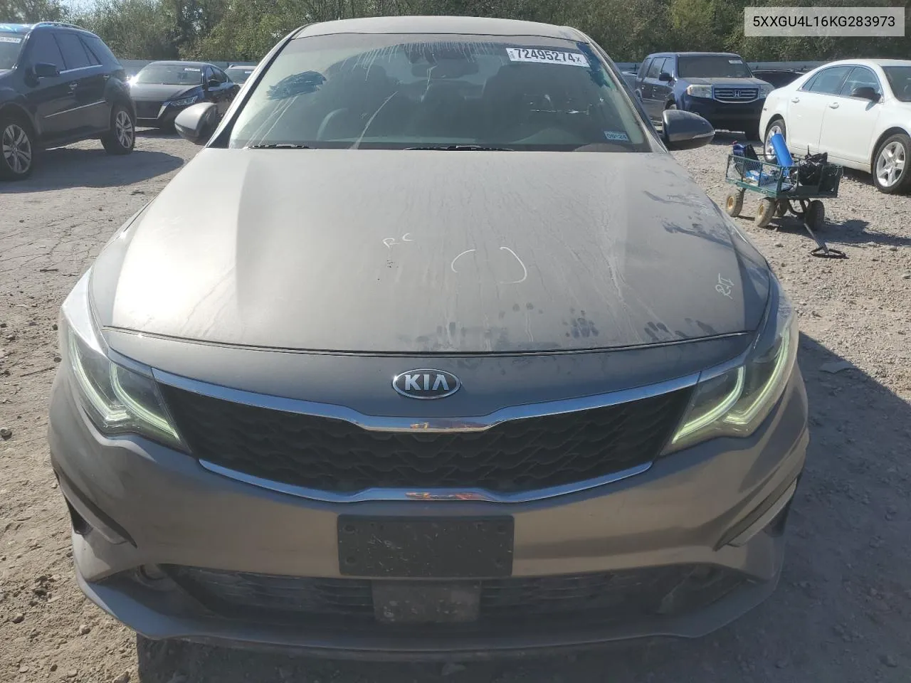 5XXGU4L16KG283973 2019 Kia Optima Ex