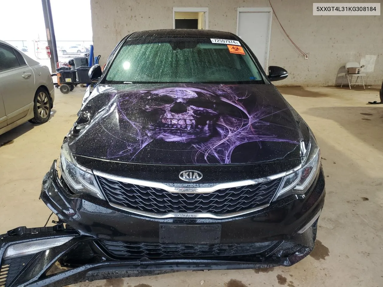 2019 Kia Optima Lx VIN: 5XXGT4L31KG308184 Lot: 72597974