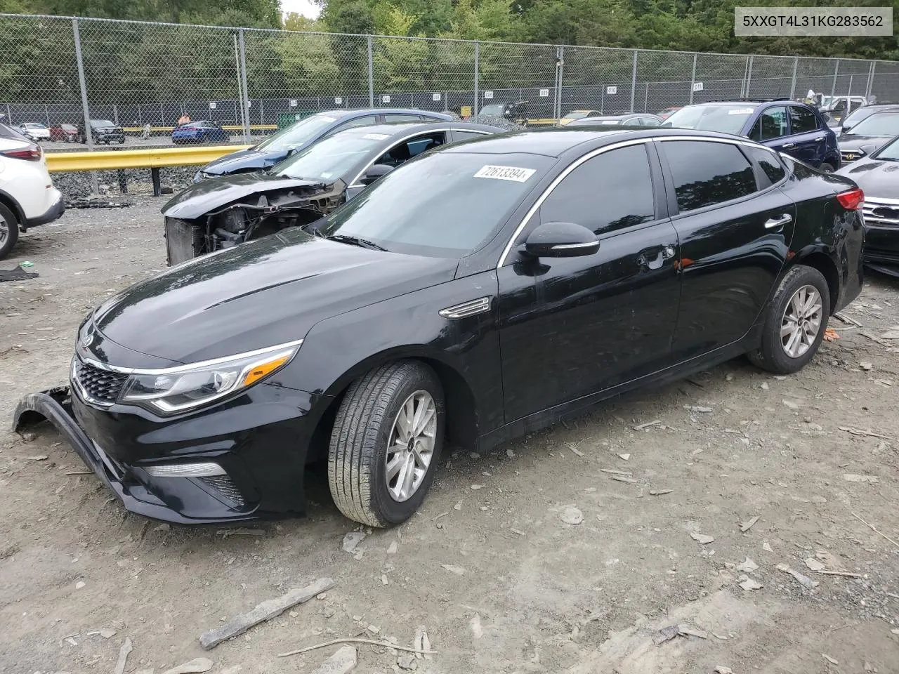 5XXGT4L31KG283562 2019 Kia Optima Lx