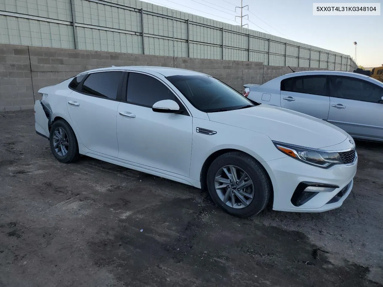 2019 Kia Optima Lx VIN: 5XXGT4L31KG348104 Lot: 72633934