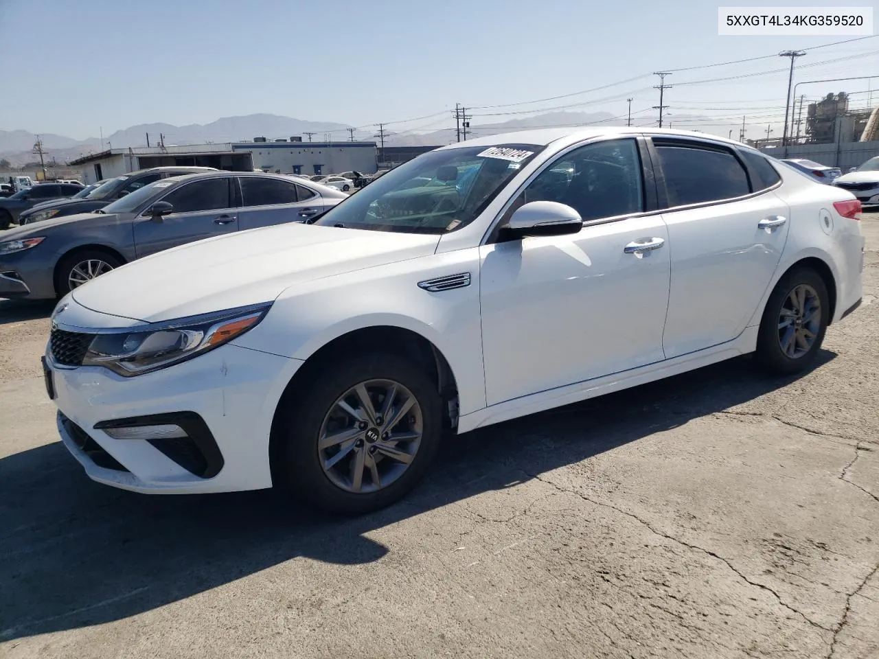 2019 Kia Optima Lx VIN: 5XXGT4L34KG359520 Lot: 72640724