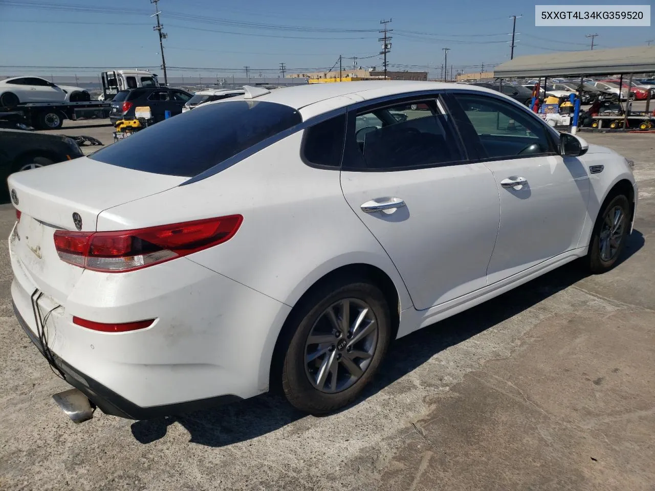 5XXGT4L34KG359520 2019 Kia Optima Lx