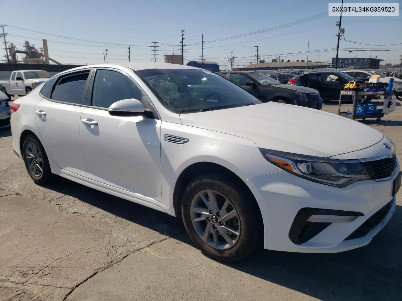 2019 Kia Optima Lx VIN: 5XXGT4L34KG359520 Lot: 72640724