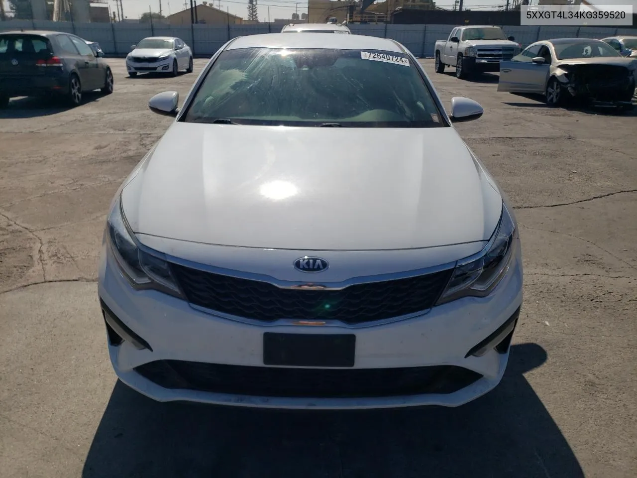 2019 Kia Optima Lx VIN: 5XXGT4L34KG359520 Lot: 72640724