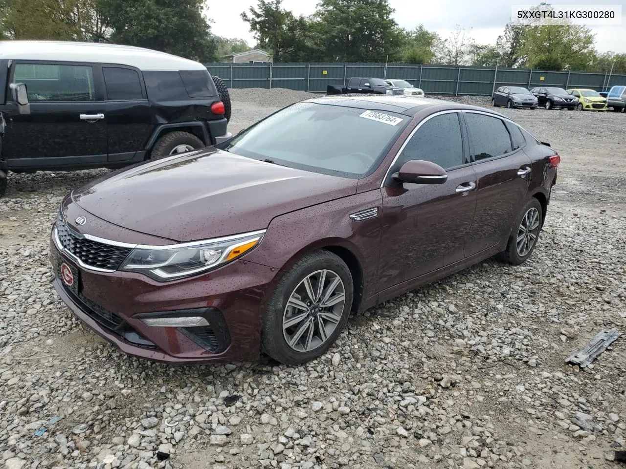 5XXGT4L31KG300280 2019 Kia Optima Lx