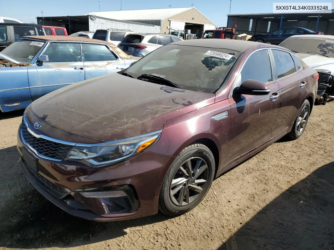 2019 Kia Optima Lx VIN: 5XXGT4L34KG335248 Lot: 72698624