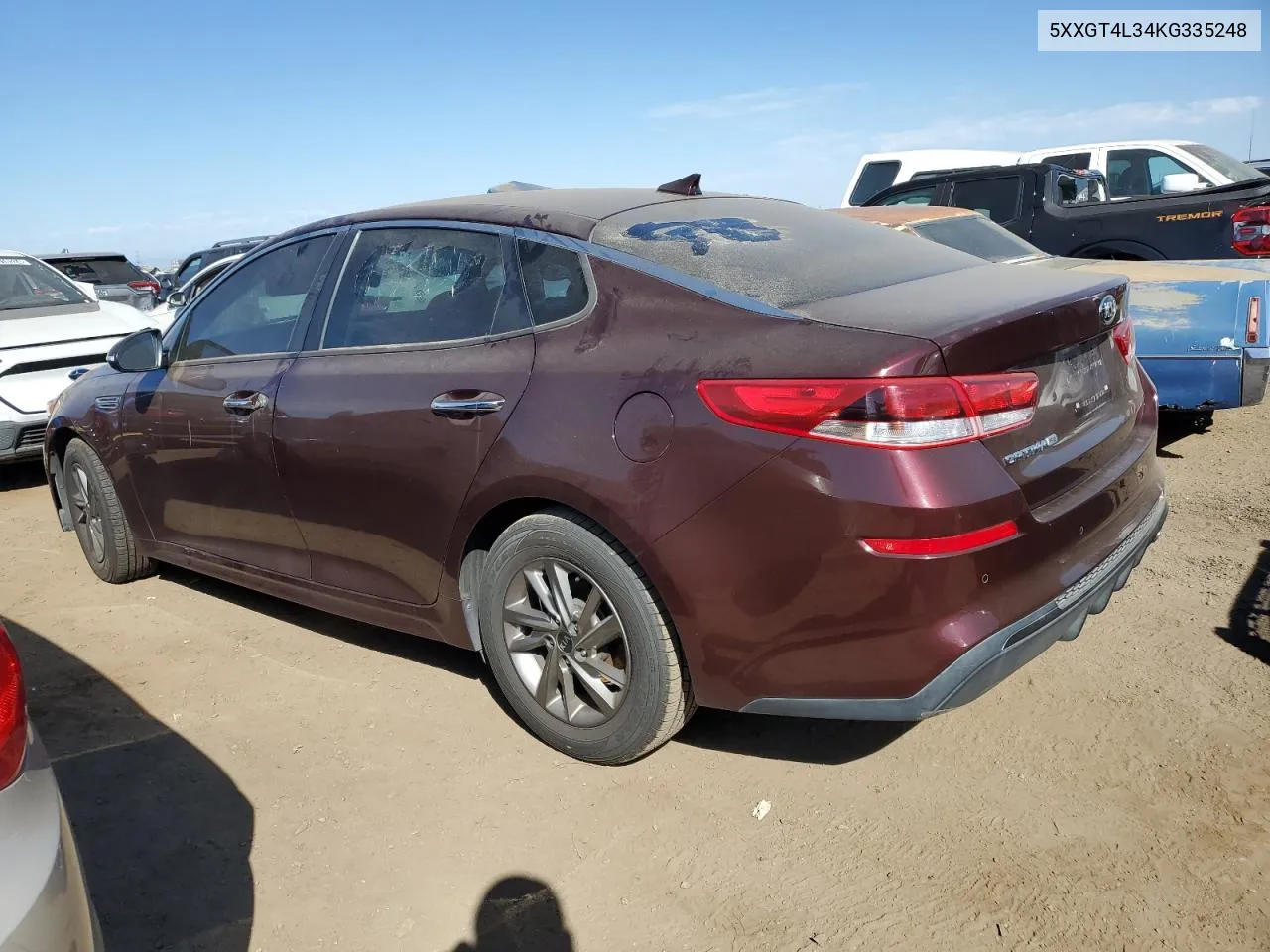 2019 Kia Optima Lx VIN: 5XXGT4L34KG335248 Lot: 72698624