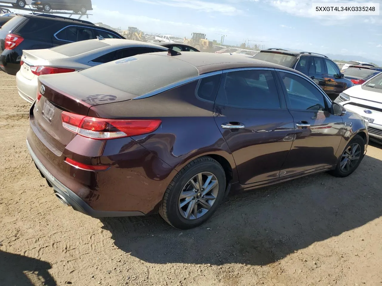 2019 Kia Optima Lx VIN: 5XXGT4L34KG335248 Lot: 72698624