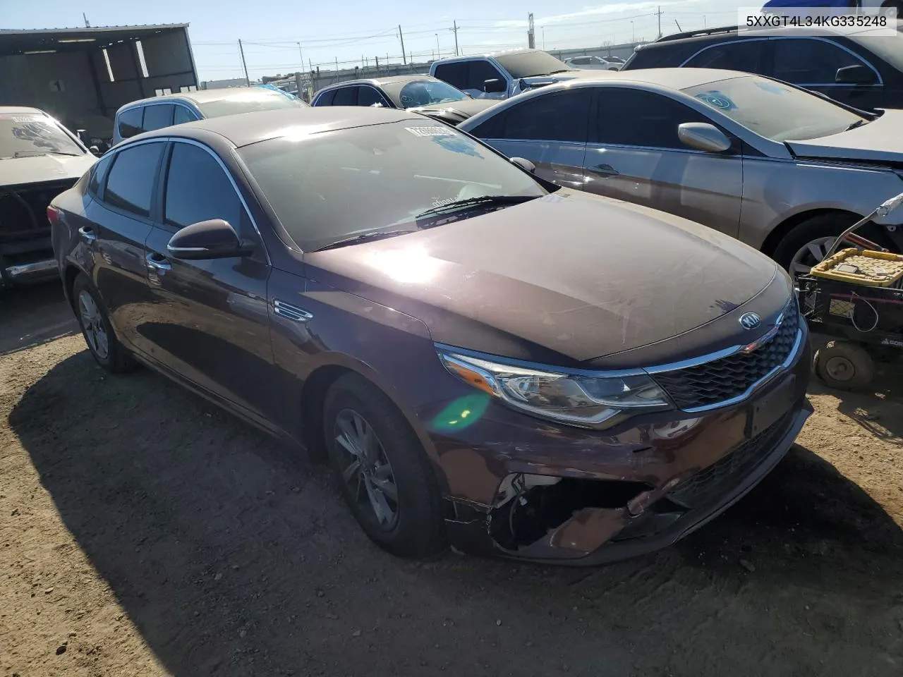 2019 Kia Optima Lx VIN: 5XXGT4L34KG335248 Lot: 72698624