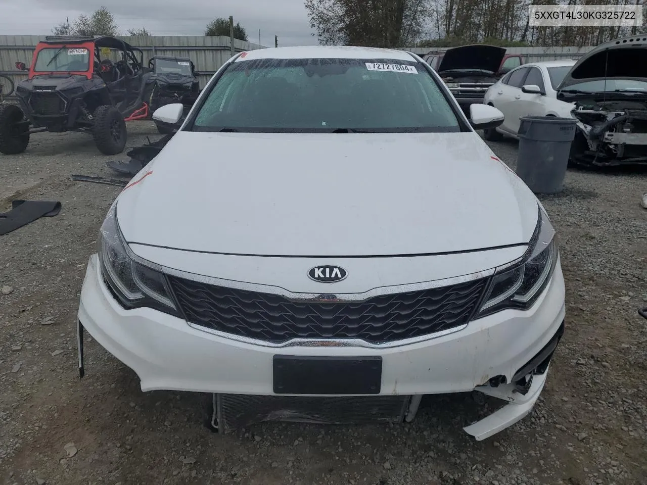 5XXGT4L30KG325722 2019 Kia Optima Lx