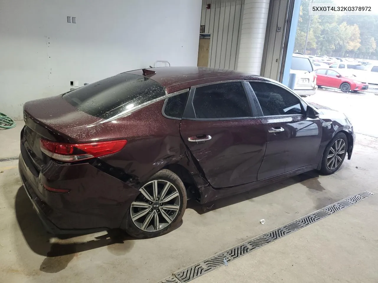 2019 Kia Optima Lx VIN: 5XXGT4L32KG378972 Lot: 72740664