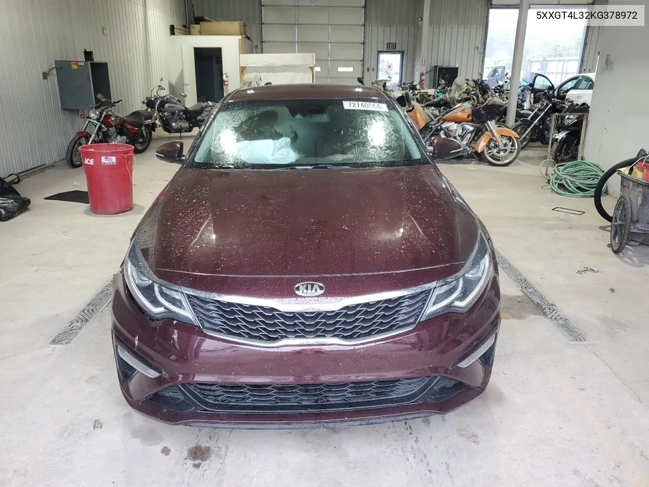 5XXGT4L32KG378972 2019 Kia Optima Lx