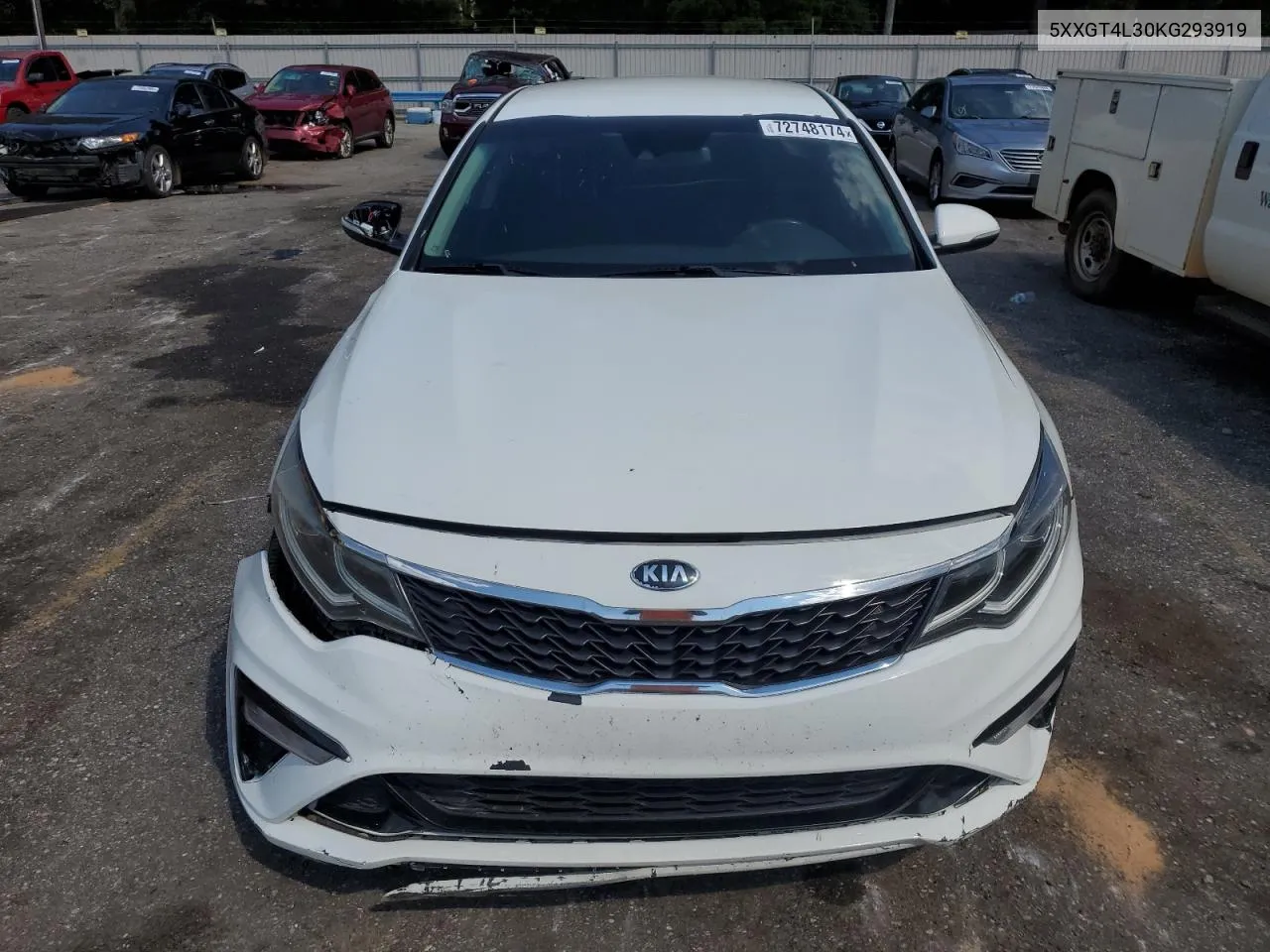 5XXGT4L30KG293919 2019 Kia Optima Lx