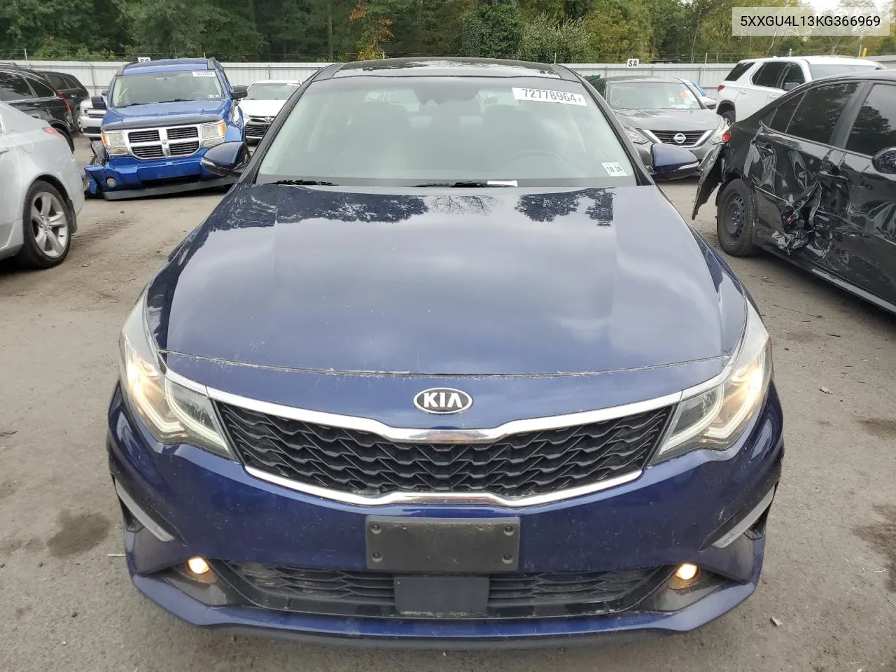 2019 Kia Optima Ex VIN: 5XXGU4L13KG366969 Lot: 72778964