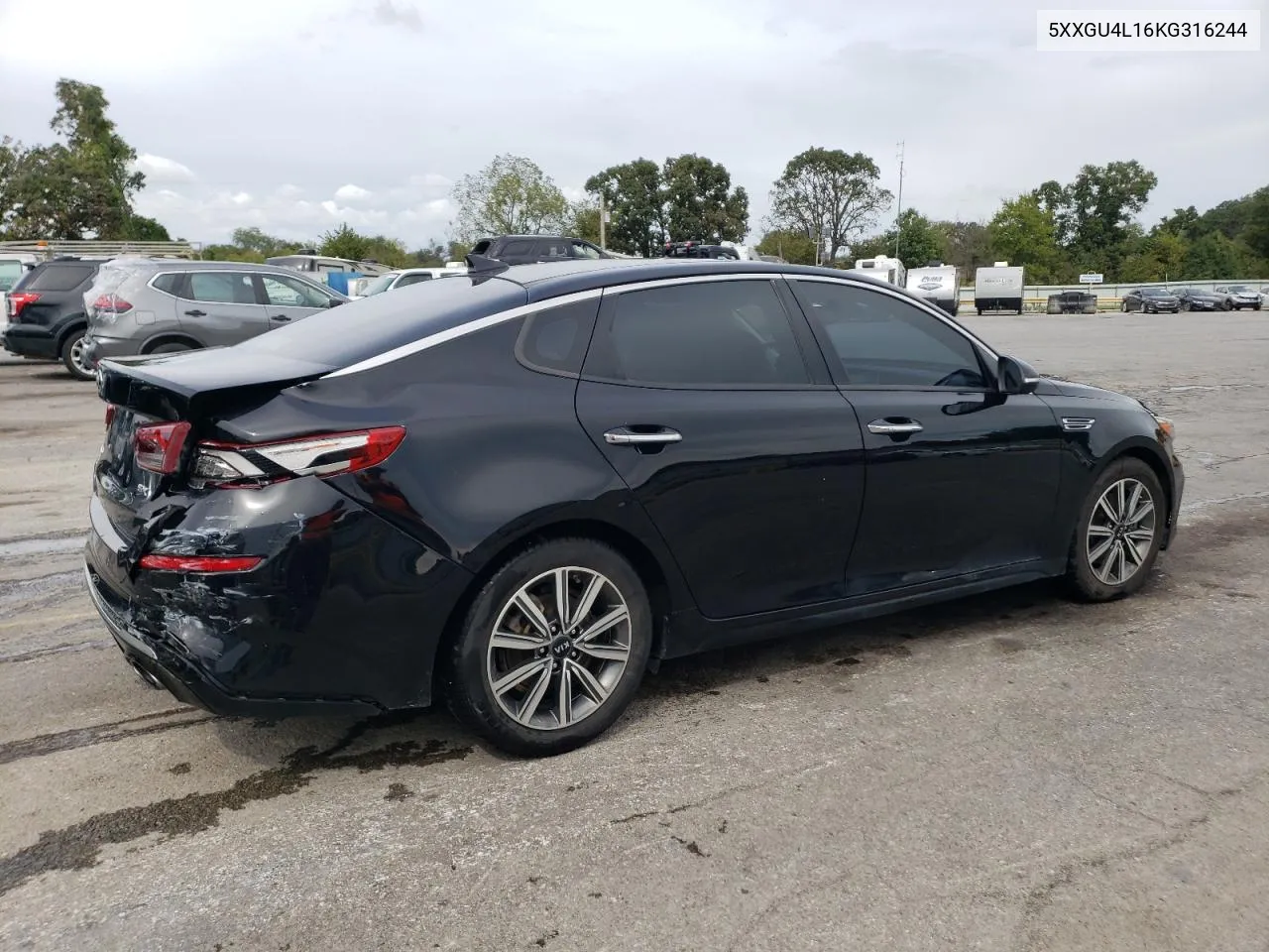 2019 Kia Optima Ex VIN: 5XXGU4L16KG316244 Lot: 72780754