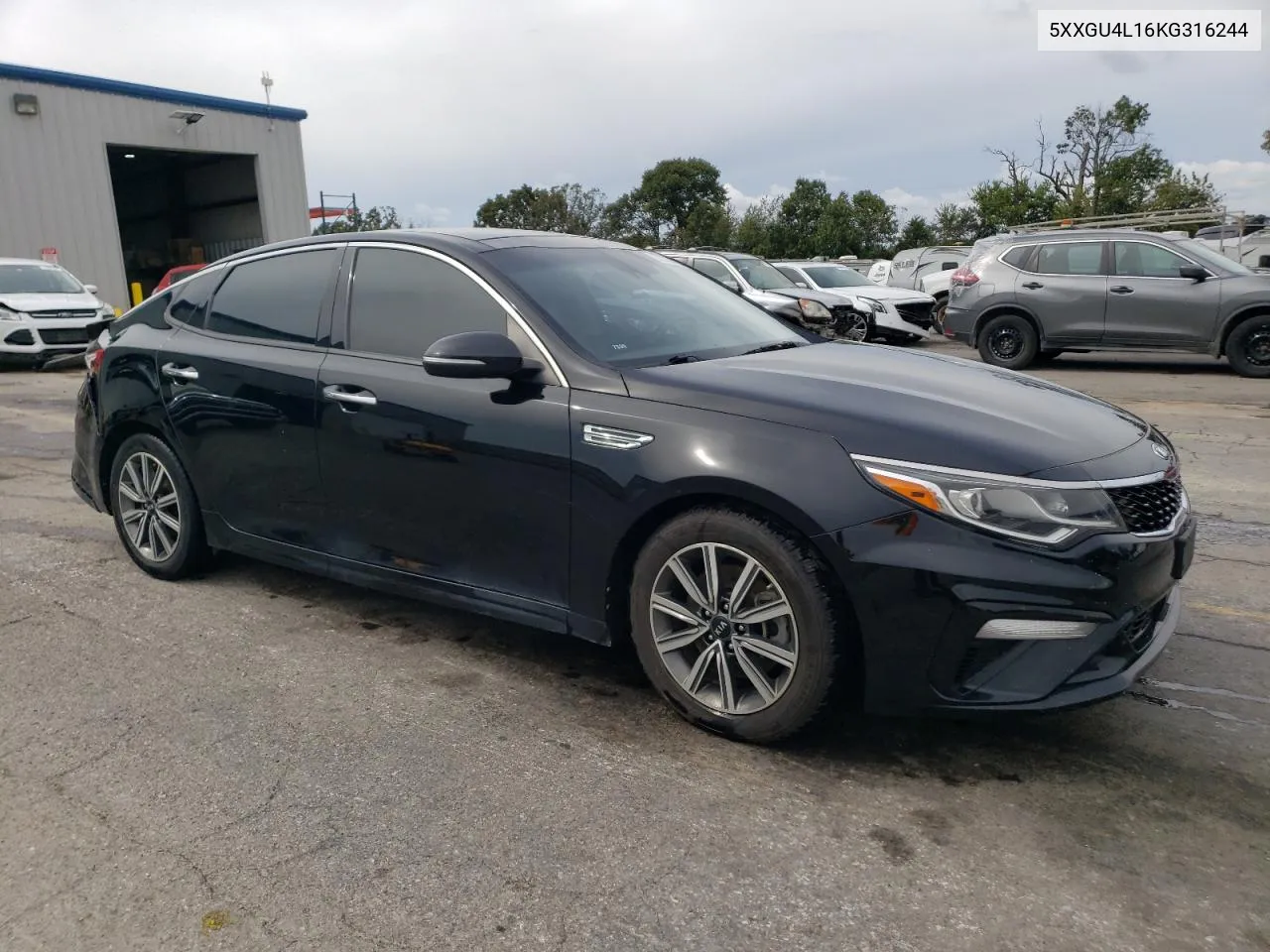 5XXGU4L16KG316244 2019 Kia Optima Ex