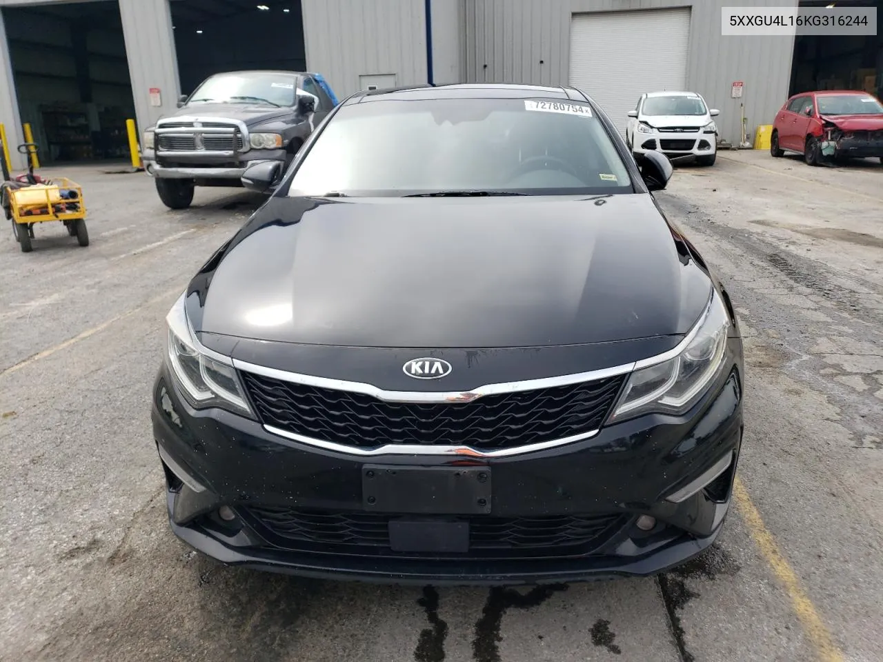 2019 Kia Optima Ex VIN: 5XXGU4L16KG316244 Lot: 72780754