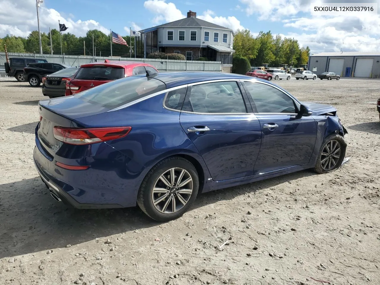 2019 Kia Optima Ex VIN: 5XXGU4L12KG337916 Lot: 72835664