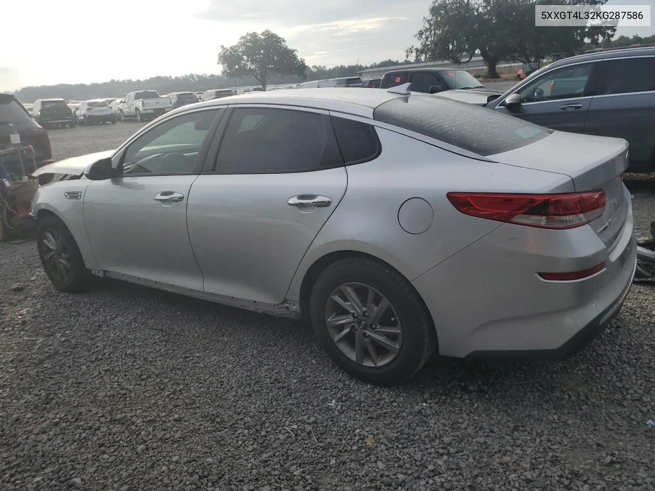 2019 Kia Optima Lx VIN: 5XXGT4L32KG287586 Lot: 72879074