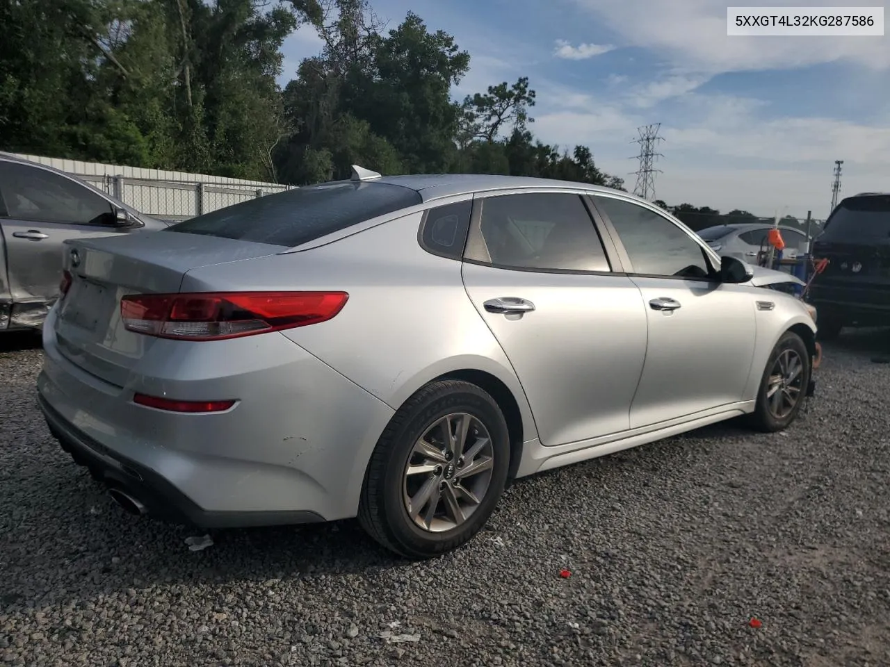 5XXGT4L32KG287586 2019 Kia Optima Lx