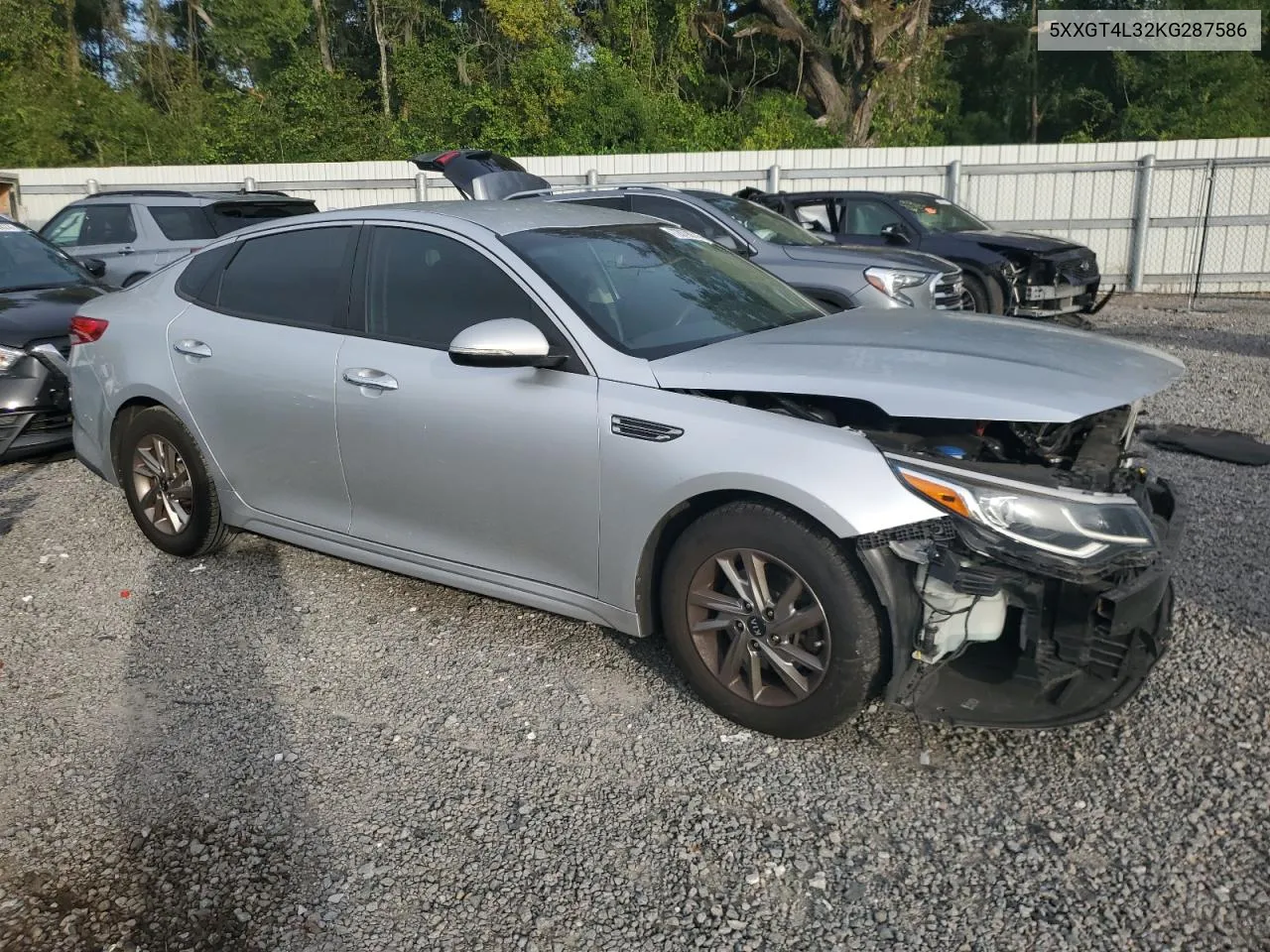 2019 Kia Optima Lx VIN: 5XXGT4L32KG287586 Lot: 72879074