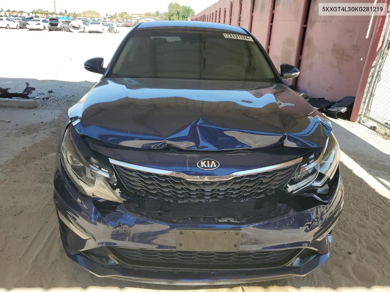 2019 Kia Optima Lx VIN: 5XXGT4L30KG281219 Lot: 73131124