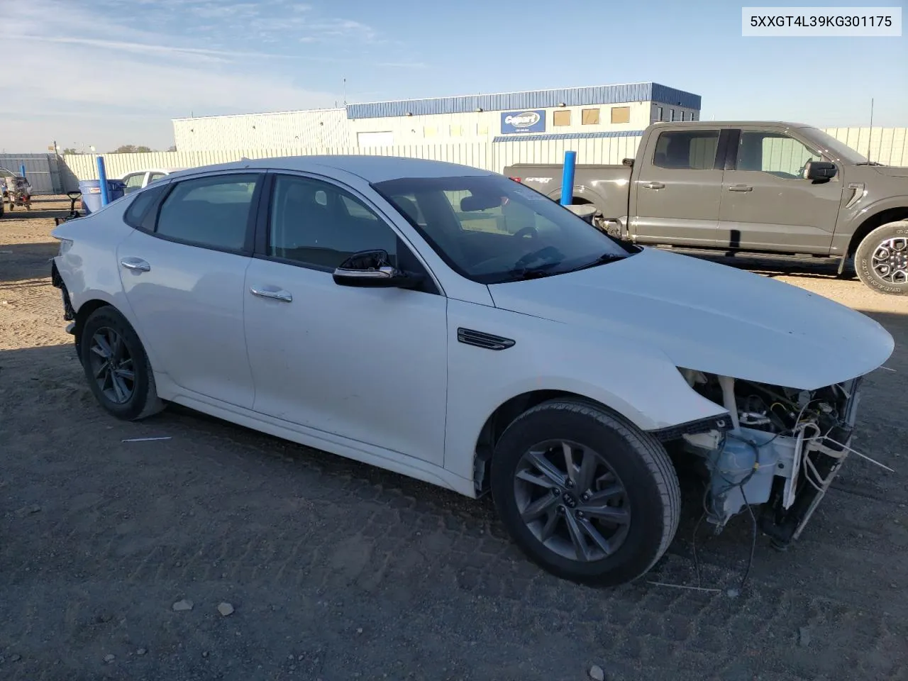 5XXGT4L39KG301175 2019 Kia Optima Lx