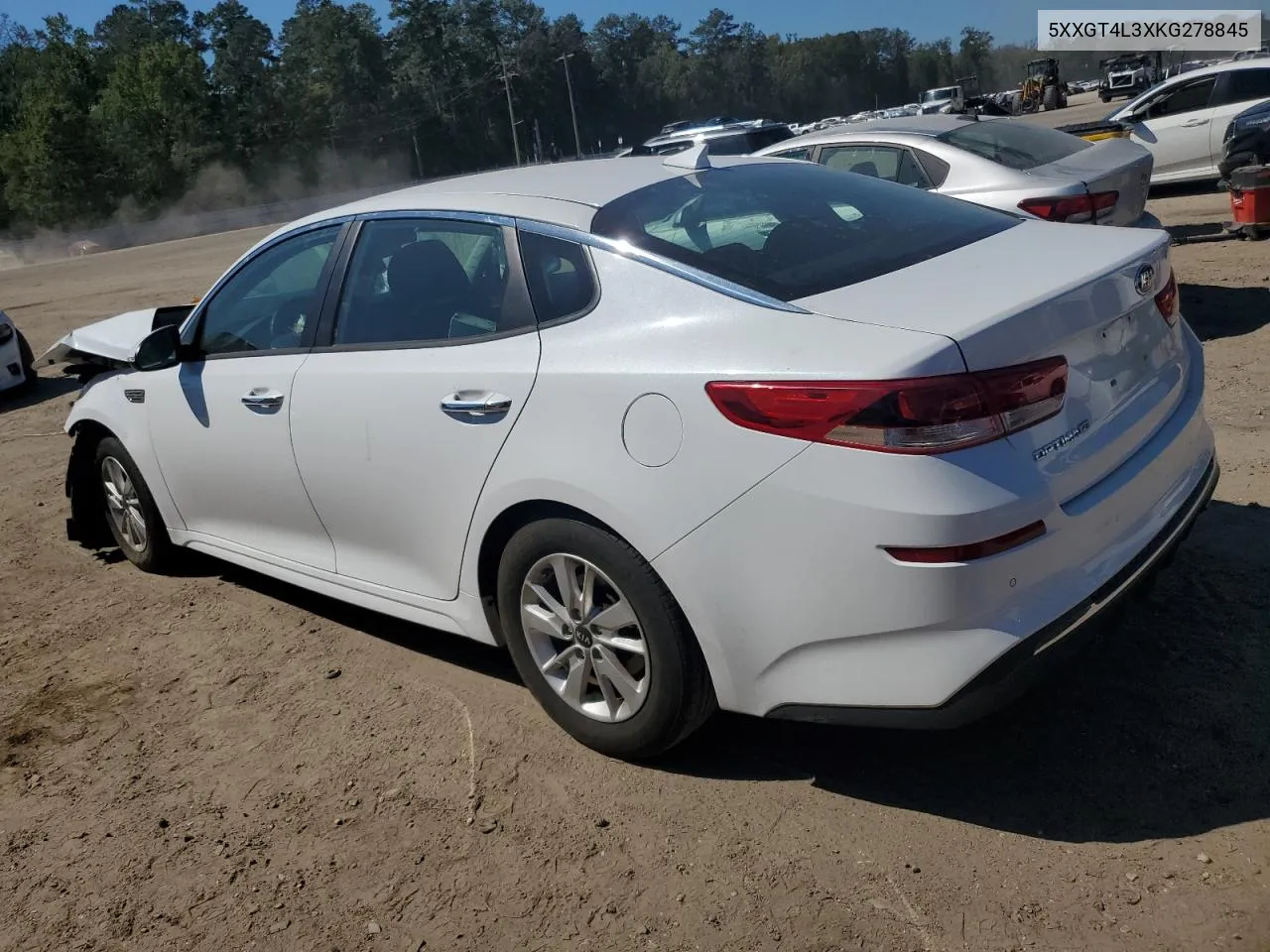 2019 Kia Optima Lx VIN: 5XXGT4L3XKG278845 Lot: 73329464