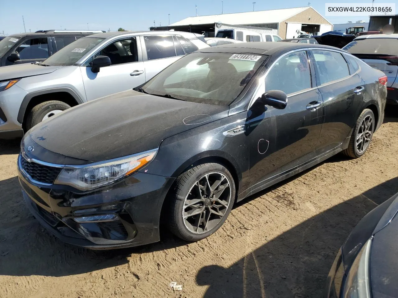 2019 Kia Optima Sx VIN: 5XXGW4L22KG318656 Lot: 73411104