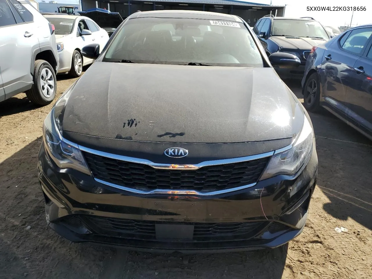 2019 Kia Optima Sx VIN: 5XXGW4L22KG318656 Lot: 73411104