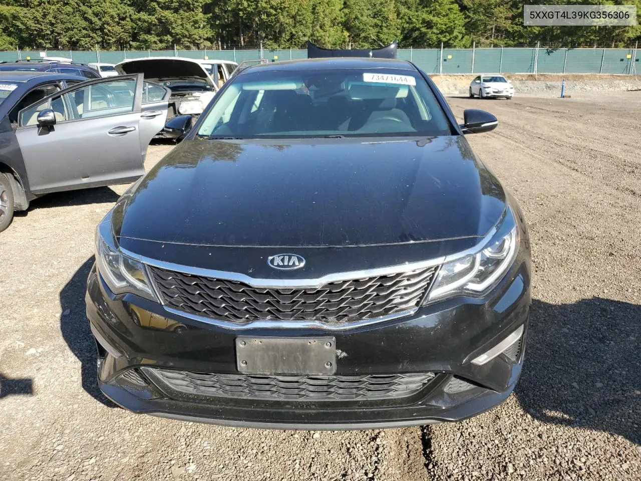 5XXGT4L39KG356306 2019 Kia Optima Lx