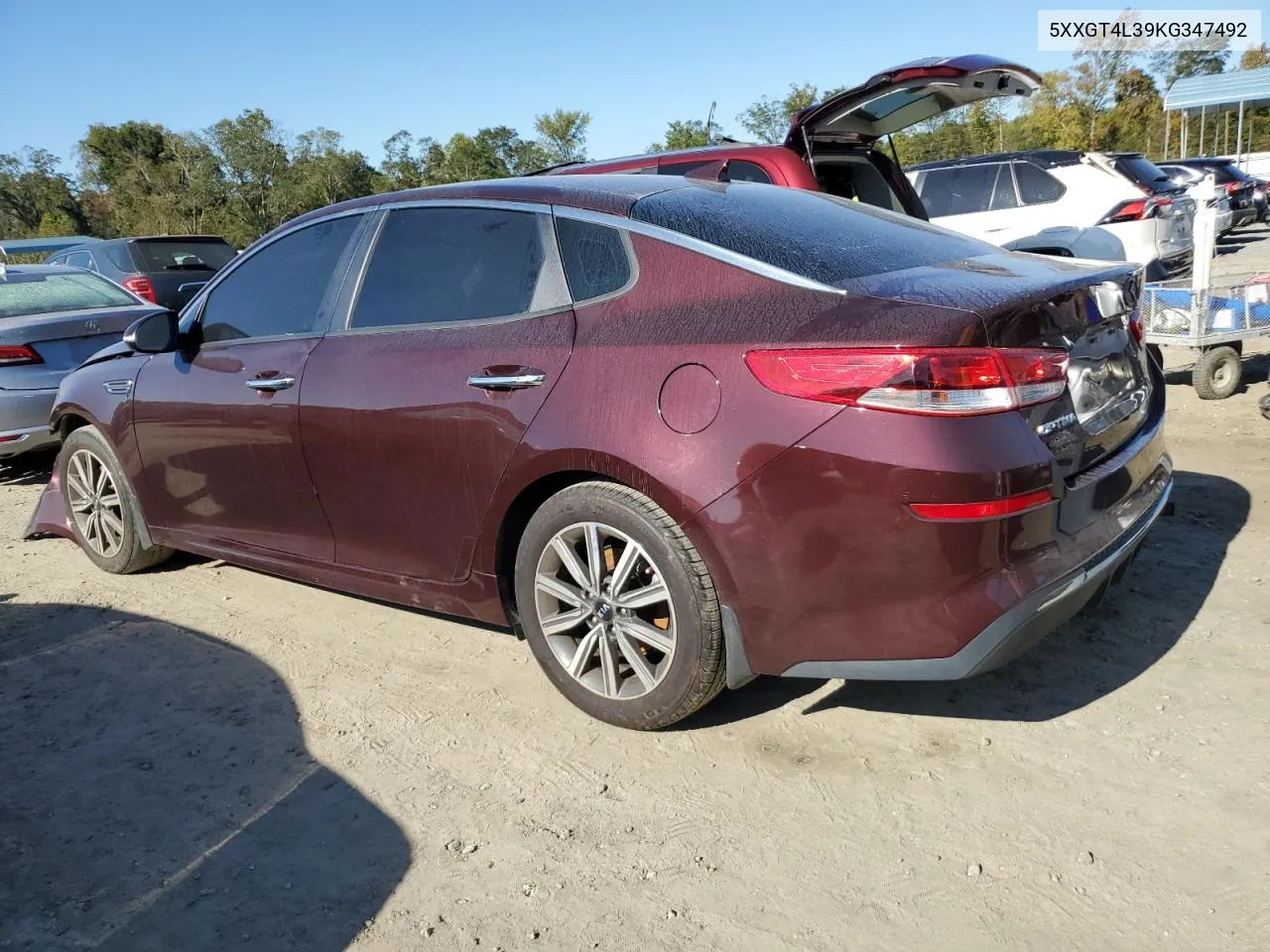 2019 Kia Optima Lx VIN: 5XXGT4L39KG347492 Lot: 73513754