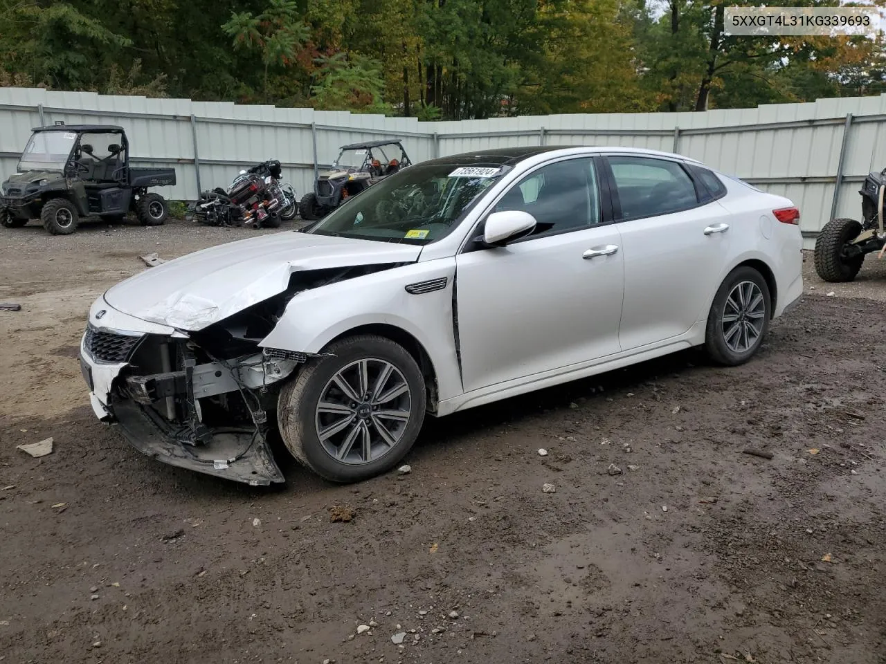 5XXGT4L31KG339693 2019 Kia Optima Lx