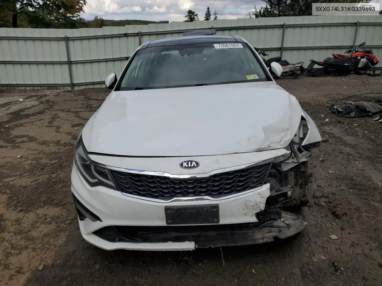 2019 Kia Optima Lx VIN: 5XXGT4L31KG339693 Lot: 73561924