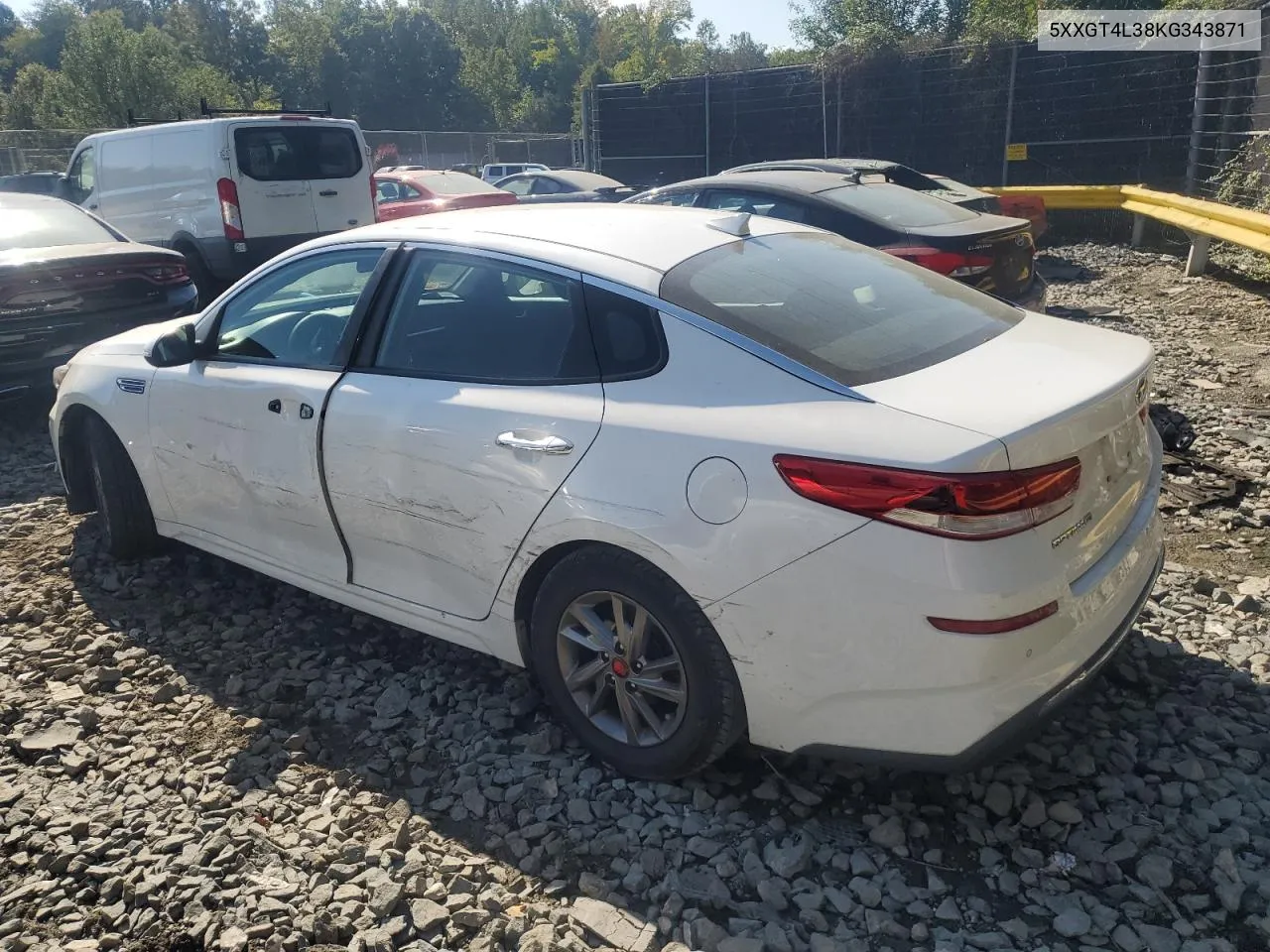 5XXGT4L38KG343871 2019 Kia Optima Lx