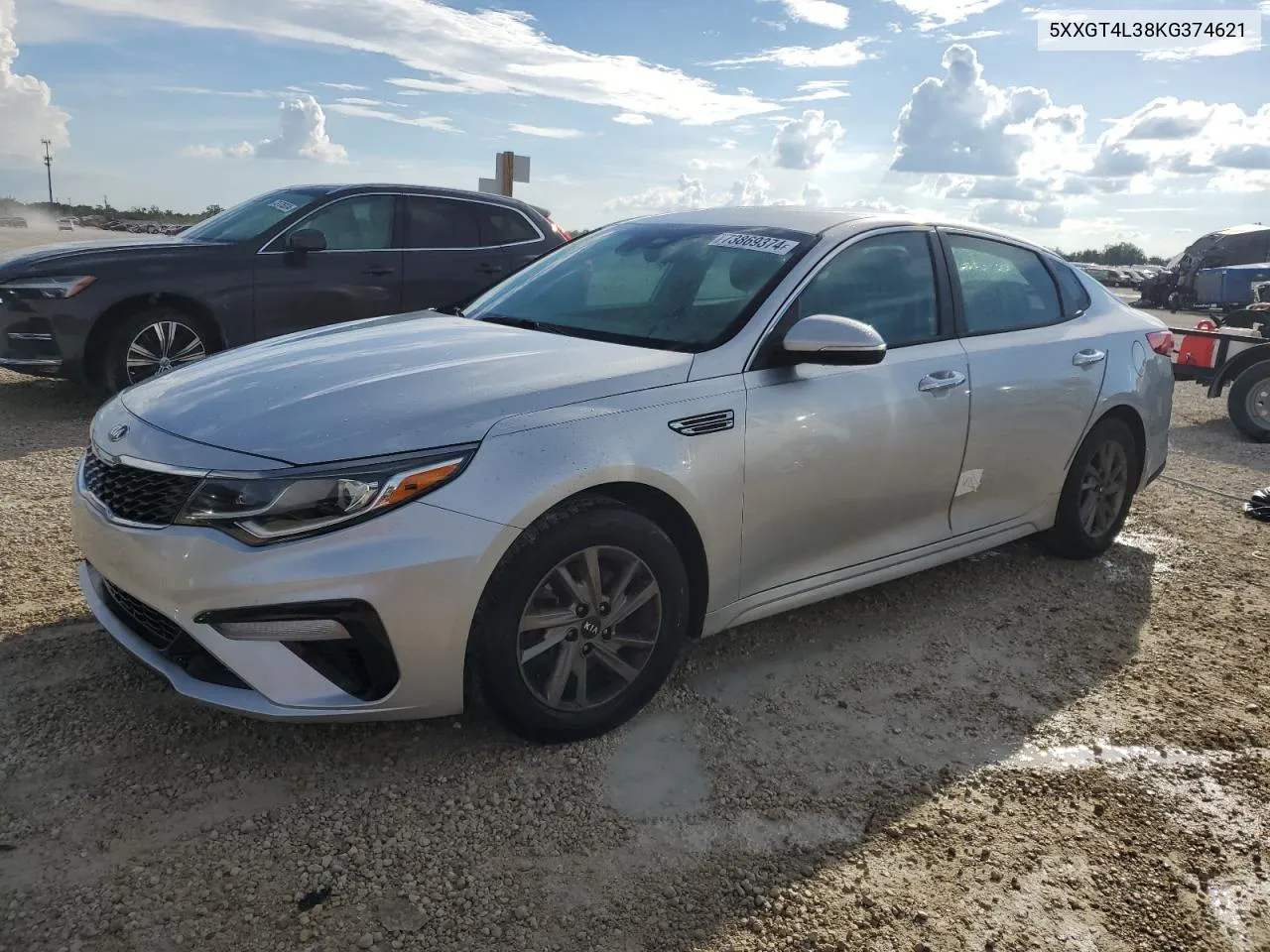 5XXGT4L38KG374621 2019 Kia Optima Lx