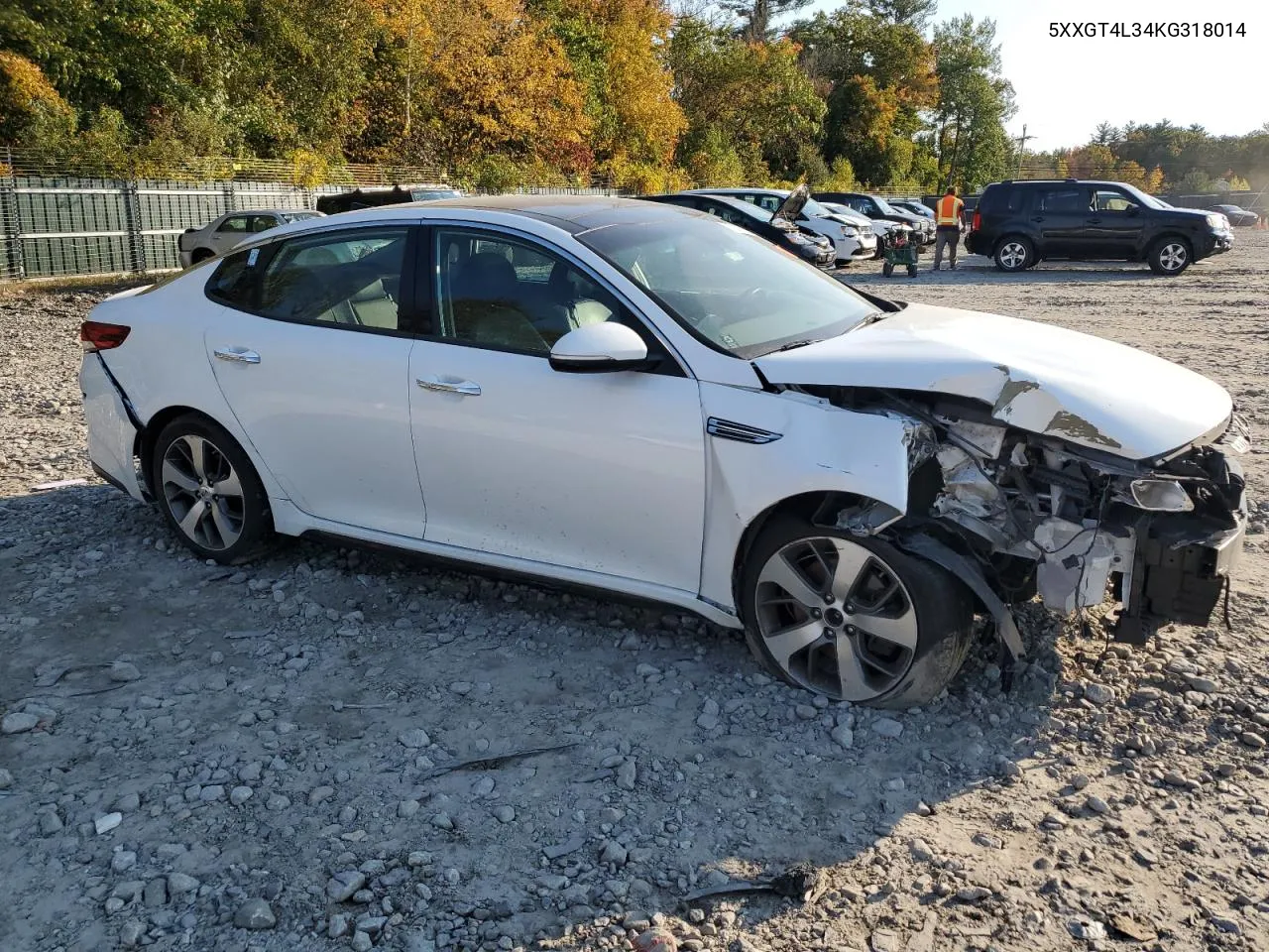 2019 Kia Optima Lx VIN: 5XXGT4L34KG318014 Lot: 73997584