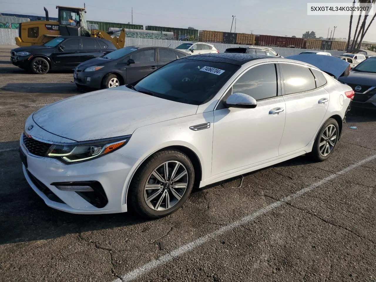 2019 Kia Optima Lx VIN: 5XXGT4L34KG329207 Lot: 74060704