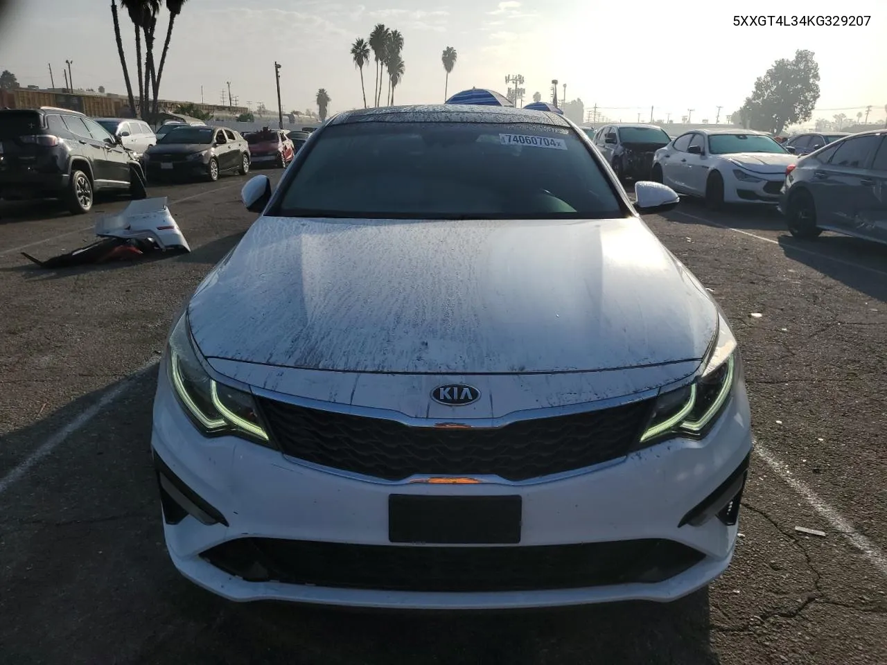 2019 Kia Optima Lx VIN: 5XXGT4L34KG329207 Lot: 74060704