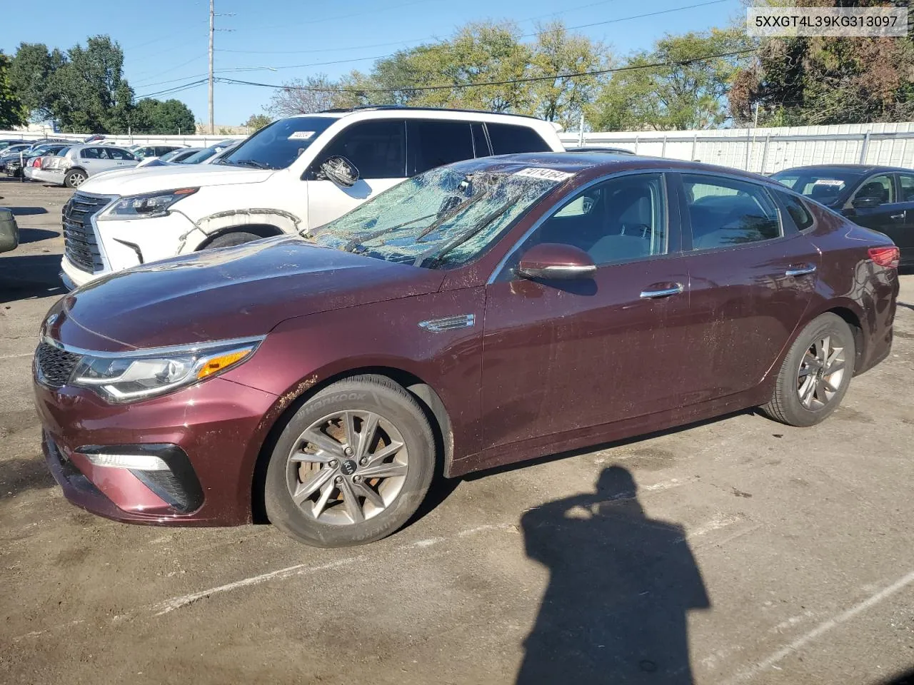 2019 Kia Optima Lx VIN: 5XXGT4L39KG313097 Lot: 74114164