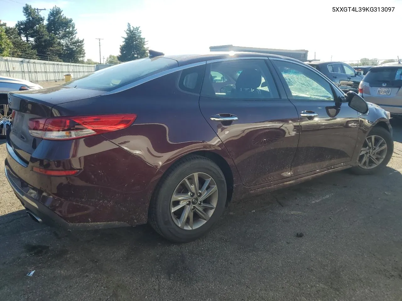 2019 Kia Optima Lx VIN: 5XXGT4L39KG313097 Lot: 74114164