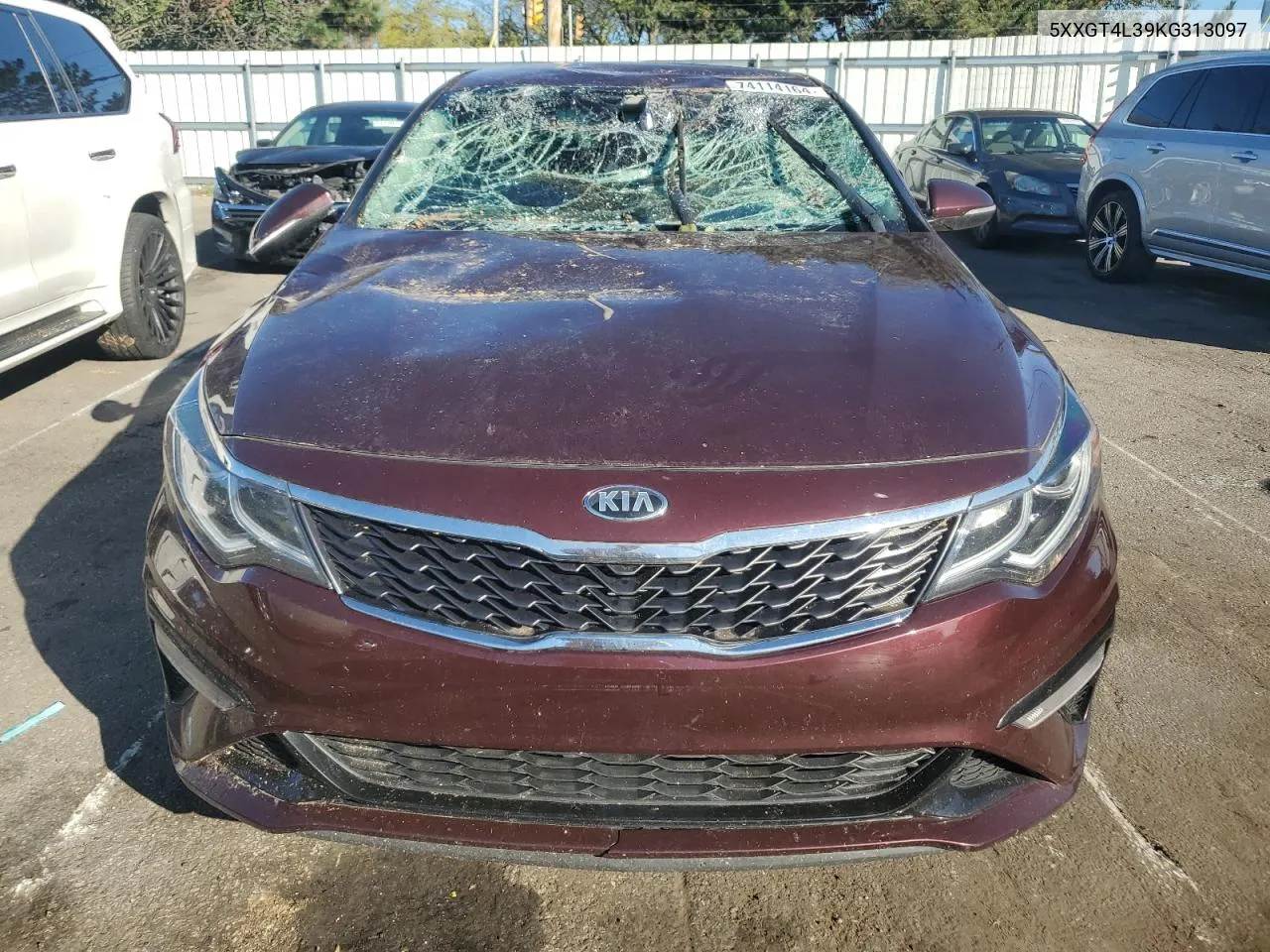 5XXGT4L39KG313097 2019 Kia Optima Lx