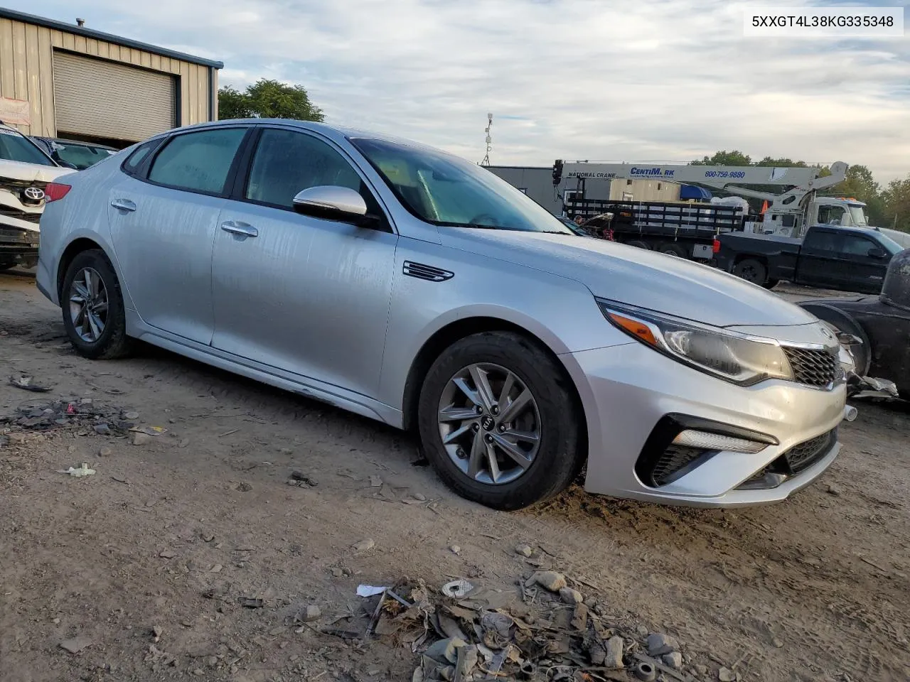 2019 Kia Optima Lx VIN: 5XXGT4L38KG335348 Lot: 74218834