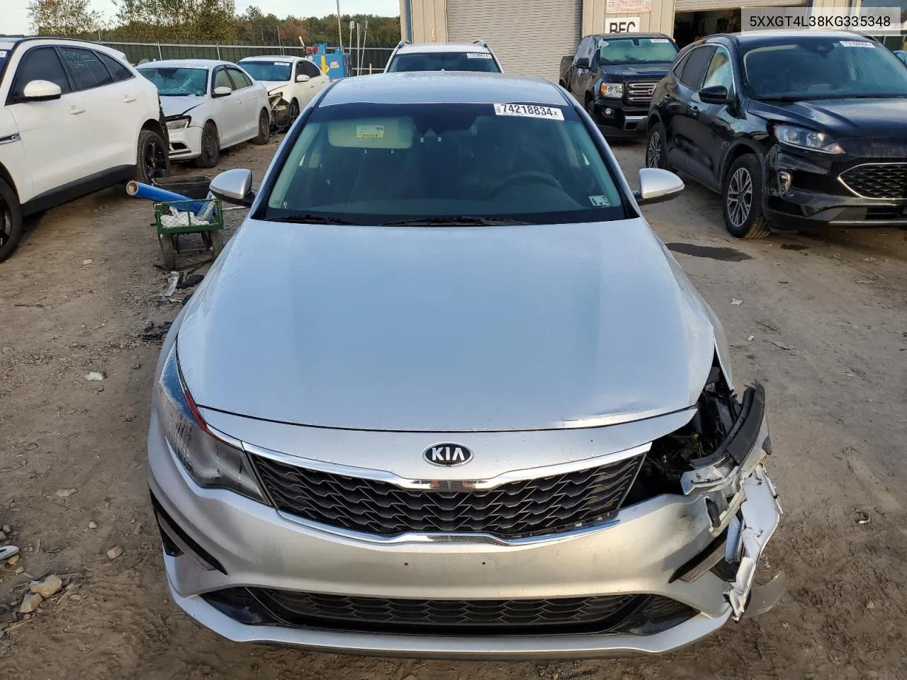 2019 Kia Optima Lx VIN: 5XXGT4L38KG335348 Lot: 74218834