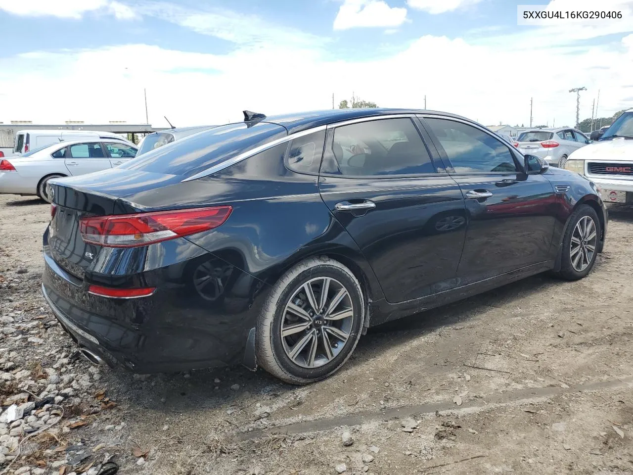 5XXGU4L16KG290406 2019 Kia Optima Ex