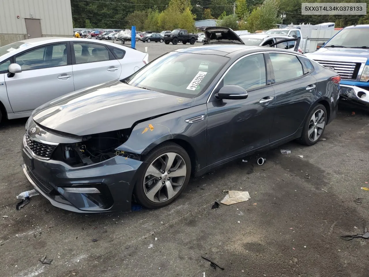 5XXGT4L34KG378133 2019 Kia Optima Lx